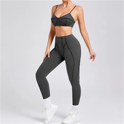 Bộ trang phục yoga mỏng phù hợp-Bộ thể thao hình cơ thể mới đến